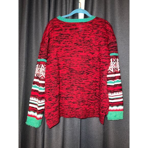 Ugly Christmas Sweater Xmas Size Large - Picture 3 of 3